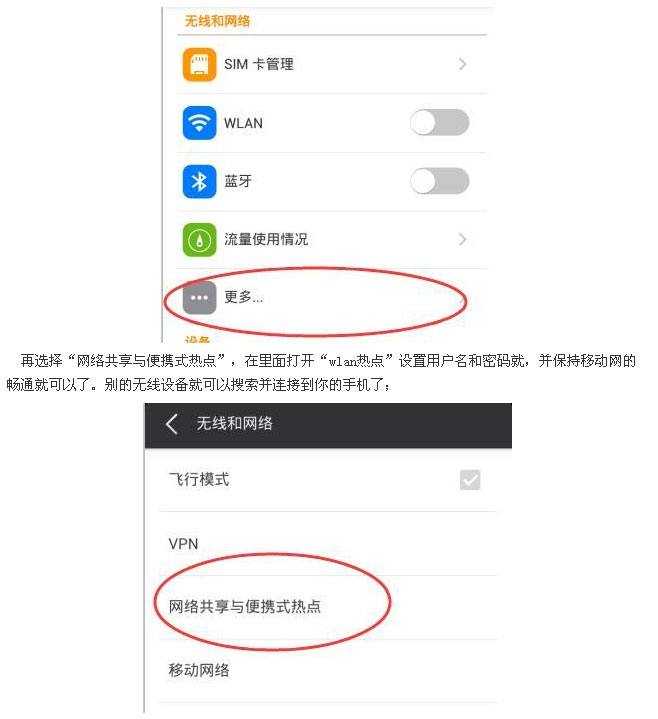 手機扮演無(wú)法路由器方法